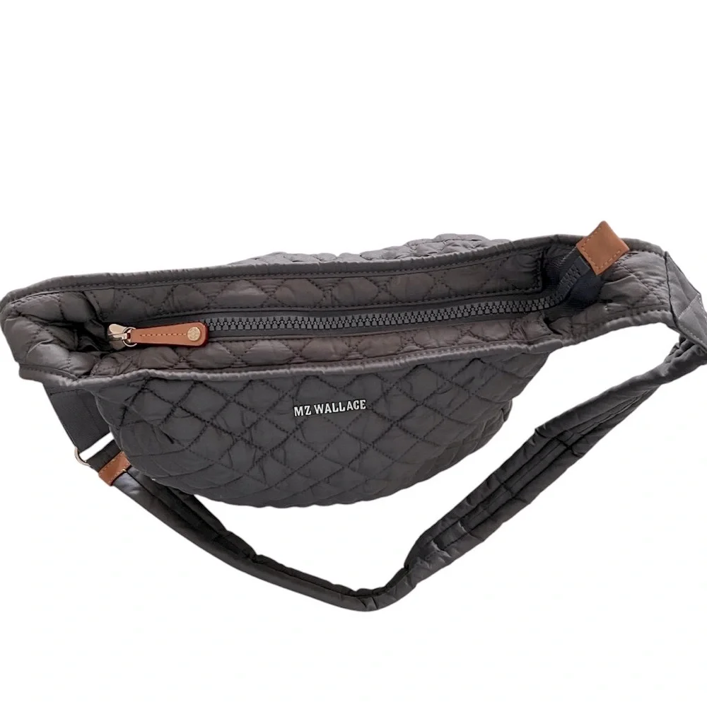 MZ Wallace Quilted Crossbody Bag in Taupe - Picture 13 of 16